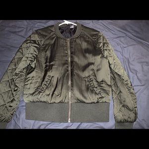 Olive Green Bomber Jacket H&M